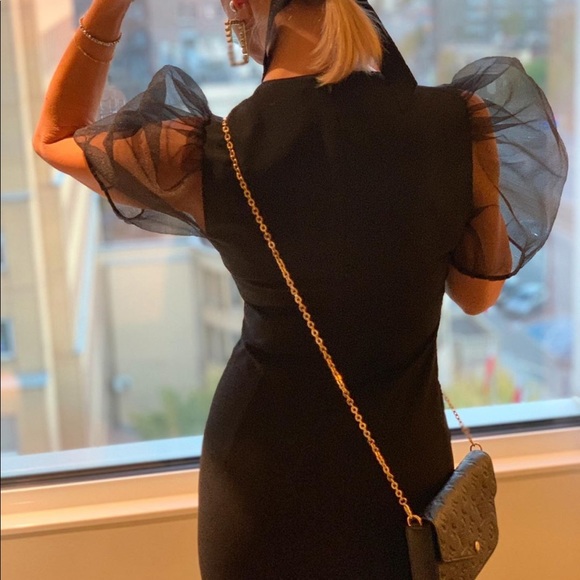 Last🔥Zara dress with organza sleeves bloggers fav - Picture 6 of 9